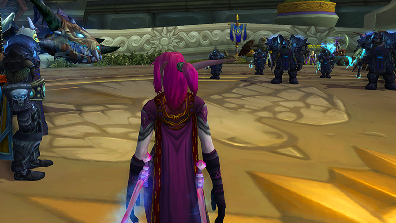 DK assembled at krasus landing