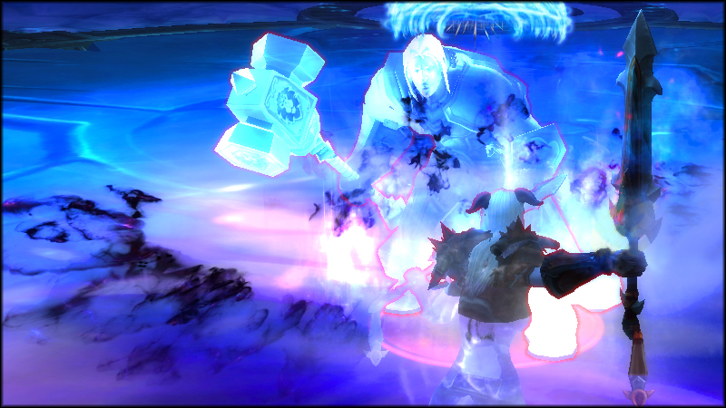 Echo of Arthas fighting during artifact quest